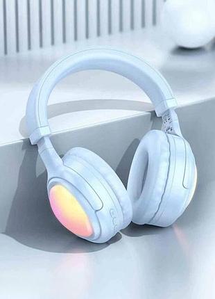 Бездротові bluetooth навушники hoco w48 focus bt headphones blue