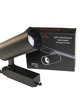 Led светильник трековый 30вт черный (серия track-3 pro)