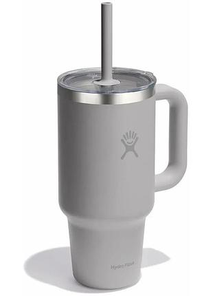 Термочашка hydro flask 950 ml travel tumbler clear lid