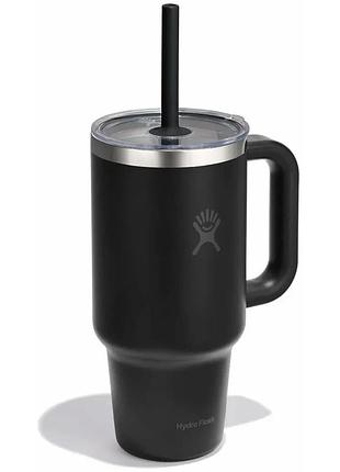 Термочашка hydro flask 950 ml travel tumbler clear lid
