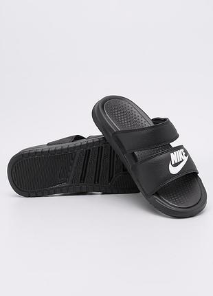 Оригинальн! сша! женские тапочки nike benassi duo ultra slide 819717-010 шлепанцы новые