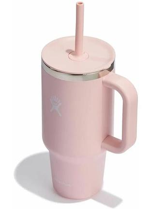Термочашка hydro flask 950 ml travel tumbler clear lid