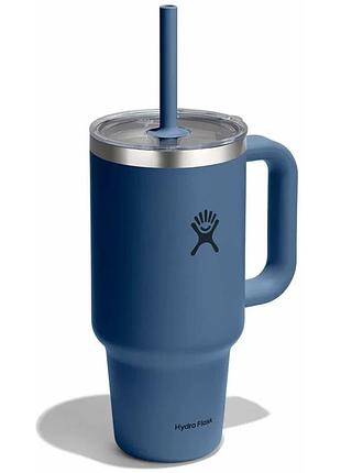 Термочашка hydro flask 950 ml travel tumbler clear lid