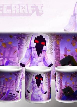 Чашка з принтом "minecraft" майнкрафт 1