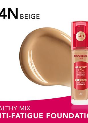 54 відтінок! bourjois healthy mix anti-fatigue foundation