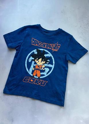 Футболка на мальчика хлопковая goku (dragon ball super), р.122 см (6-7 лет)