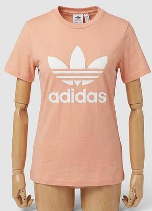 Оригінальна футболка adidas originals (персикова)