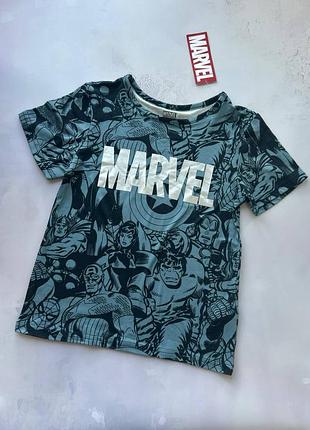 Футболка на мальчика герои marvel от primark, р.122 см (6-7 лет)