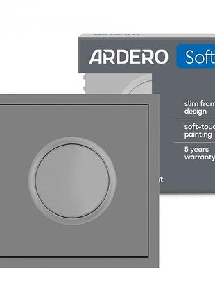 Светорегулятор поворотный ardero ev111d-g soft 5-100w серый
