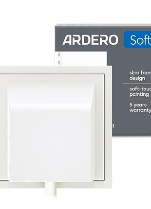 Вывод кабеля ardero er161c-w soft белый