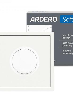 Светорегулятор поворотный ardero ev111d-w soft 5-100w белый