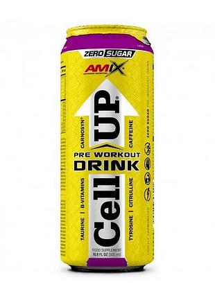 Передтренувальний комплекс amix cell up pre workout огірок-яблуко (500 мл) (90336501)