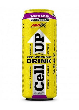 Передтренувальний комплекс amix cell up pre workout вишня-ягода (500 мл) (90336501)