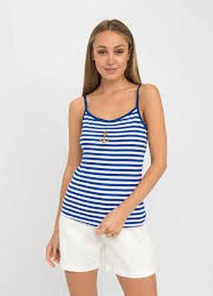 Топ майка  тельняшка 2xl-3xl