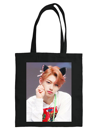 Сумка шопер stray kids торба стрей кідс фелікс 35x41 см