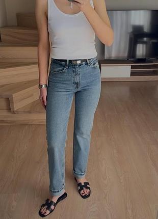 Джинсы zara прямые straight comfort 36р