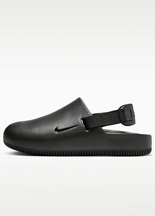 Оригинальн! сша! женские тапочки nike w calm mule fb2185-001 шлепанцы новое состояние летние