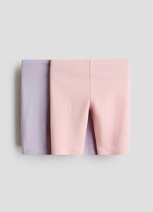Набір шортів h&m (2 шт) для дівчинки