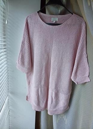 Блуза свободная натуральная 100% linen