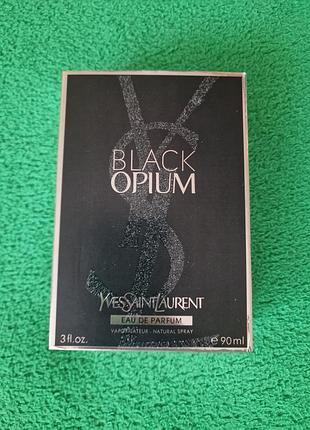 Парфюмированная вода black opium yvessaintlaurent, 90 мл,производство франция