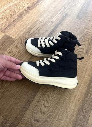 Кеди чоботи хайтопи zara, 30 розмір