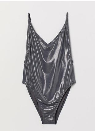 Купальник h&m срібного кольору