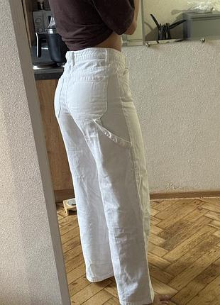 Джинсы sinsay wide leg белые