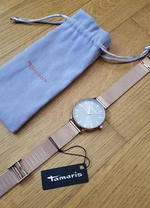 Часы tamaris rosegold кварцевый механизм