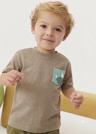 Футболка 👕 🦕🦖 оверсайз next хлопчику 3-4 роки, 104 см