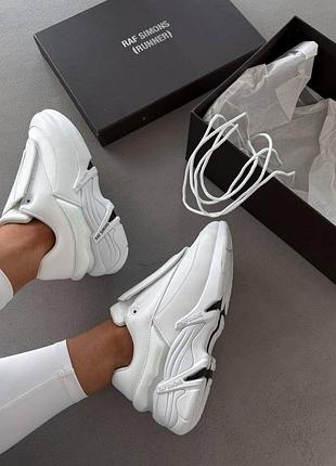 😍 жіночі кросівки raf simons antei white