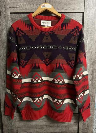 Свитер ralph lauren denim & supply aztec мужской оригинал