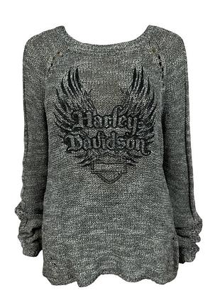 Свитер с логотипом harley davidson