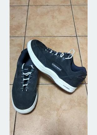 Мужские замшевые кроссовки kickerks,р40 из натурально-замши
