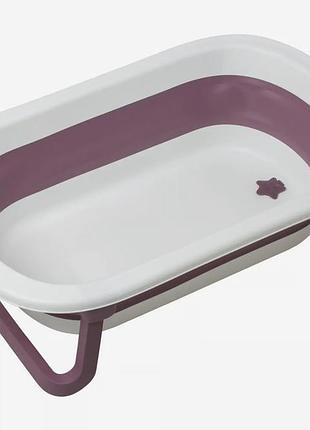 Ванночка складна babyhood comfort червоного кольору