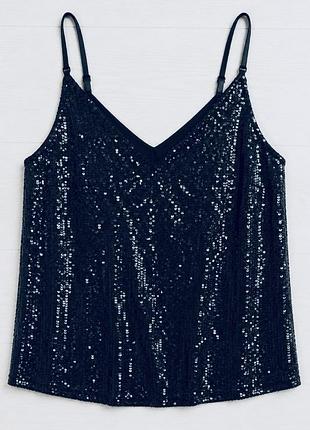 Майка f&f з паєтками, розмір 16 (eur 44)