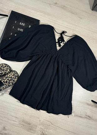 Муслінова обʼємна сукня h&m