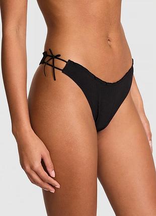 Невероятные хлопковые трусики-стринги с боковыми завязками victoria’s secret
оригинал из сша