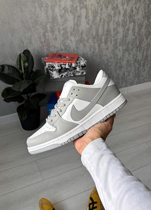 Nike sb dunk low grey/white 6