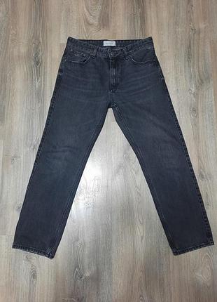 Чоловічі джинси  pull&bear w31(eur 40), чорні, straight fit