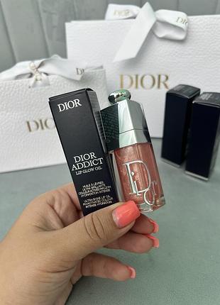 Олія-бальзам для сяйва губ addict lip glow oil від dior (077) rosy candy