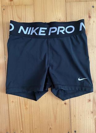 Жіночі спортивні шорти ⁠nike pro чорного кольору s