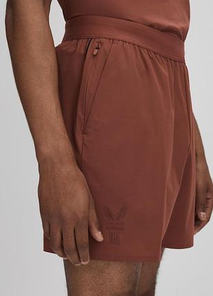 Водоотталкивающие шорты castore hudson цвета rust, s