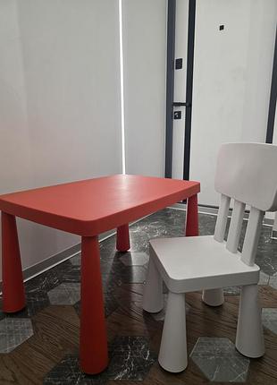 Ікеа столик дитячий + крісло, ikea