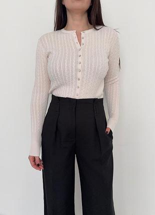 Кардиган с красивыми пуговицами zara