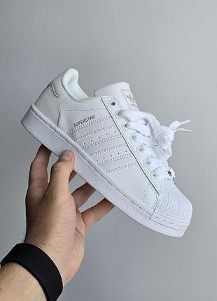 👟 кросівки   adidas superstar white       / наложка bs👟