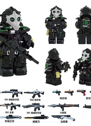 Фігурка delta force оперативник вейлун wei long em712