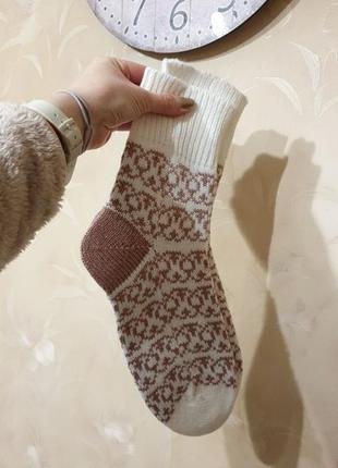 Вязаные носки ручной работы1 фото