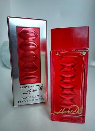 Salvador dali eau de rubylips мініатюра 3,5 мл