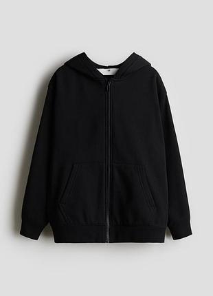 Тепле худі h&m на флісі з блискавкою та капюшоном для хлопчика