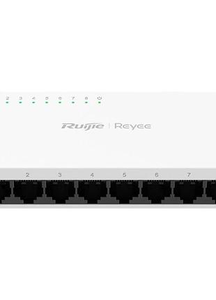 Комутатор 8-портовий гігабітний некерований ruijie reyee rg-es08g-l